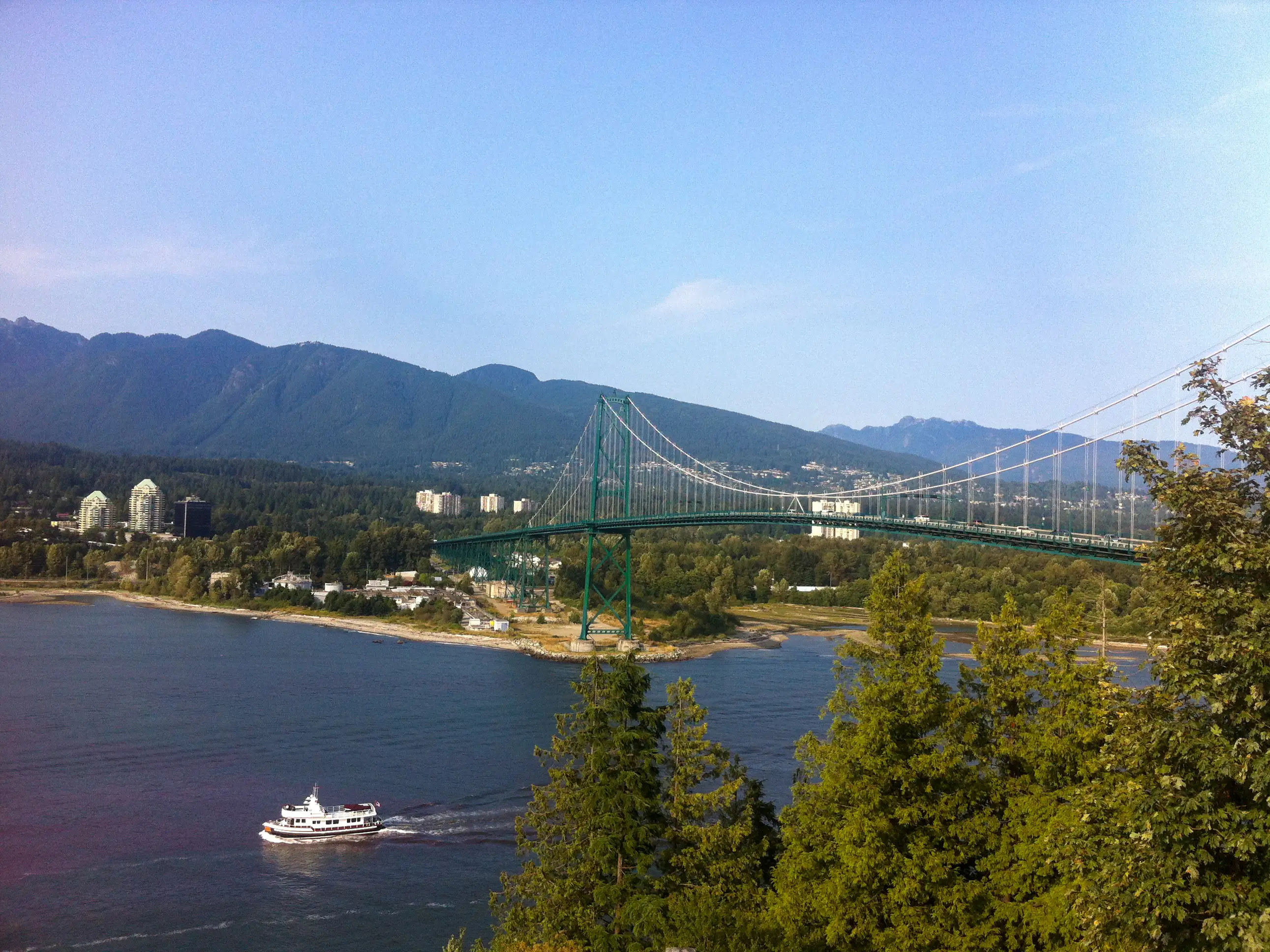 Lions Gate Bridge, Burrard Inlet