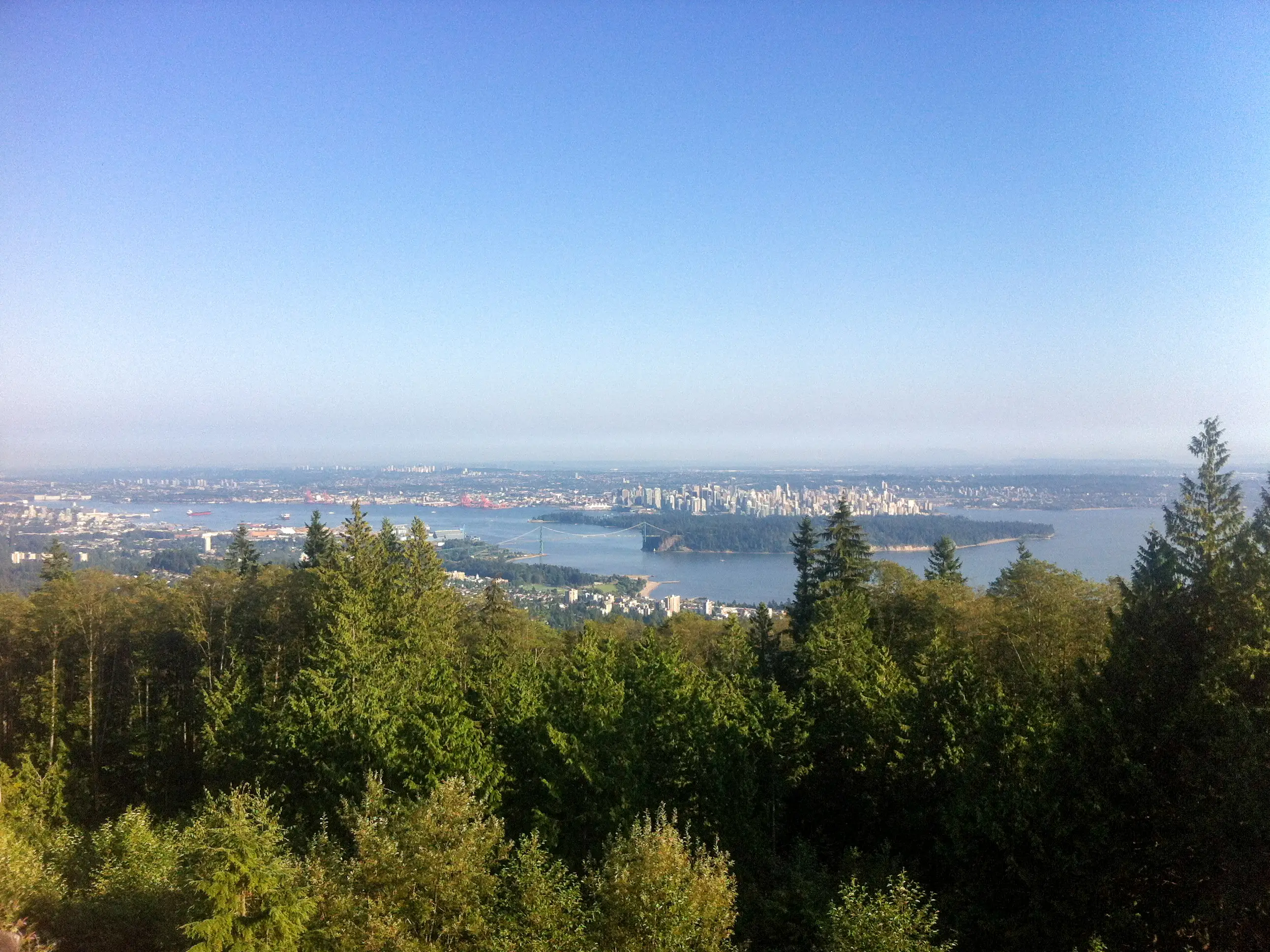 Downtown Vancouver Skyline from the North Shore